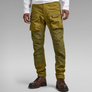 G-Star RAW ROVIC ZIP 3D REGULAR TAPERED CARGO-PANT Men’s -SMOKE OLIVE