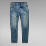 G-Star Raw 3301 SLIM Men’s -ANTIQUE FADED OASIS RIPPED