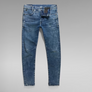G-Star Raw D-STAQ 3D  SLIM Men’s -ANTIQUE FADED  ORINOCO BLUE DESTROYED