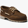 Timberland AUTHENTIC HANDSEWN BOAT SHOE Men’s - DARK BROWN NUBUCK