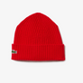LACOSTE CORE RIBBED BEANIE