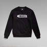 G-Star RAW OLD SCHOOL LOGO R SW / Men’ -DK BLACK