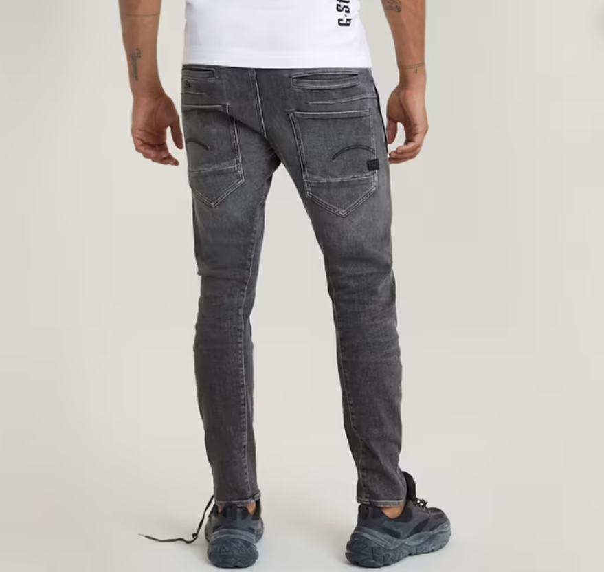 G-Star Raw D-STAQ 3D SLIM Men's -FADED ODYSSEY GREY