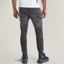 G-Star Raw  D-STAQ 3D  SLIM Men’s -FADED ODYSSEY GREY DESTROYED