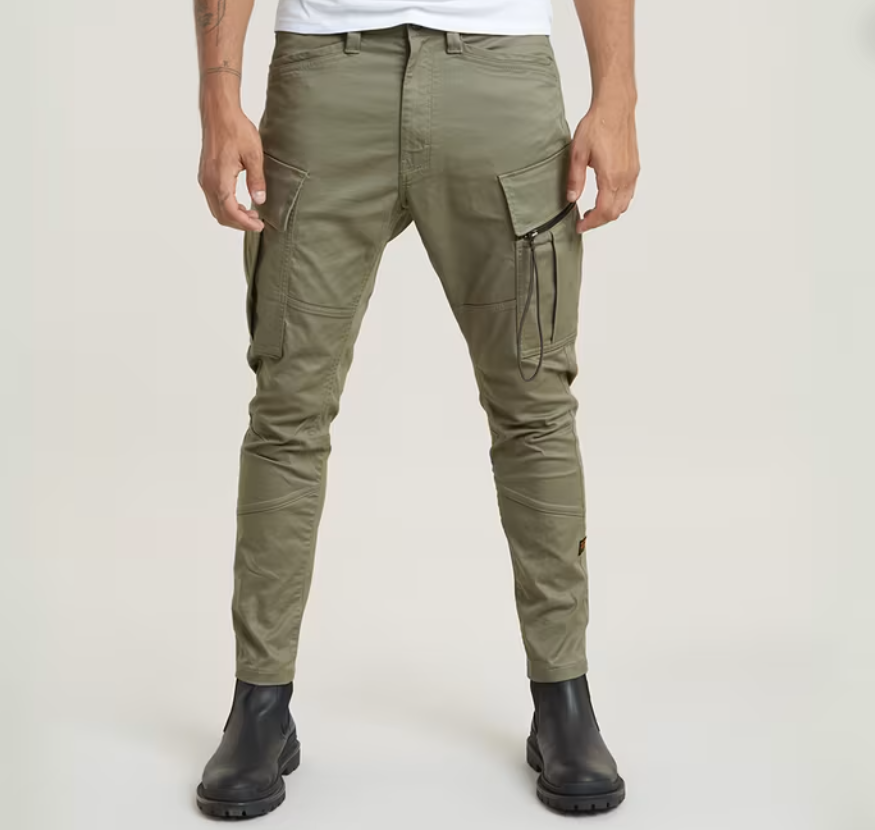 G-Star RAW ZIP PKT 3D SKINNY CARGO 2.0 PANT Men's - SHAMROCK
