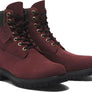 TIMBERLAND PREMIUM 6 IN WATERPROOF BOOT Men’s - BURGUNDY NUBUCK C60