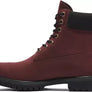 TIMBERLAND PREMIUM 6 IN WATERPROOF BOOT Men’s - BURGUNDY NUBUCK C60