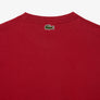LACOSTE REGULAR FIT COTTON JERSEY BRANDED T-SHIRT Men’s -BORDEAUX-IXX