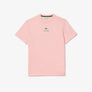 LACOSTE REGULAR FIT COTTON JERSEY BRANDED T-SHIRT Men’s -PINK-KF9