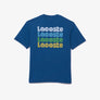 LACOSTE WASHED EFFECT T-SHIRT Men’s -BLUE-HBM