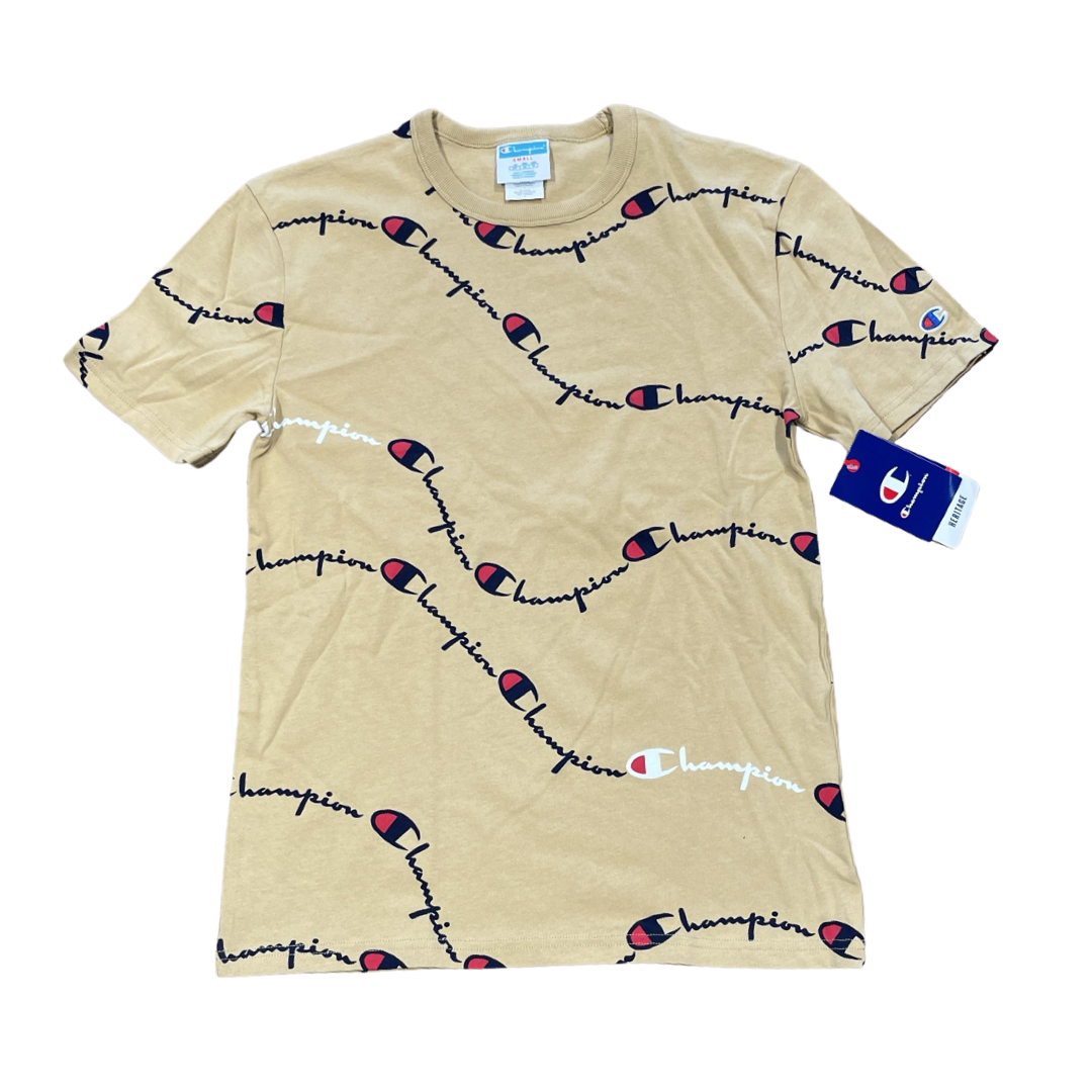 Champion SCRIPT BIG W HERITAGE SS TEE Men s SANDROCKS SCRIPT