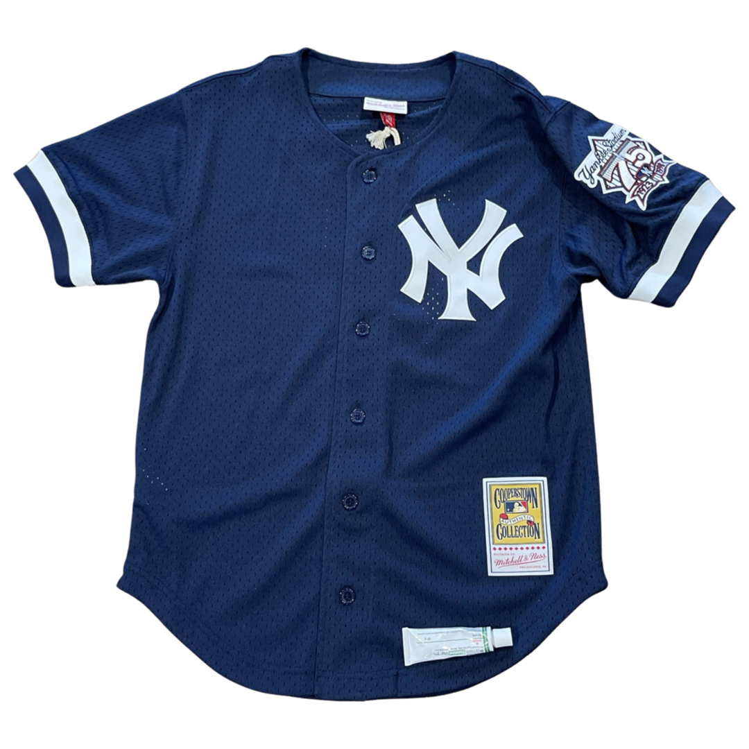 Mitchell Ness MLB AUTHENTIC BP BF JERSEY NEW YORK YANKEES Men s