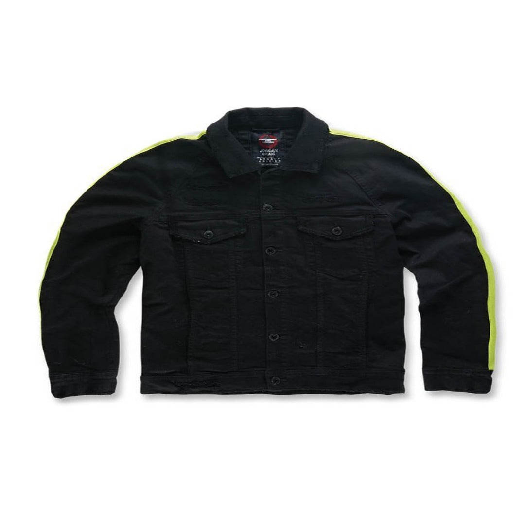 Mens black true religion jean jacket sale