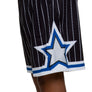 MITCHELL & NESS - NBA SWINGMAN -SHORTS MAGIC MENS - 94-95-BLACK BLUE