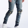 Embellish Jeans FIZDALE RIP AND REPAIR Men’s - WASHED BLU - Moesports