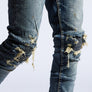 Embellish Jeans FIZDALE RIP AND REPAIR Men’s - WASHED BLU - Moesports