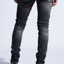 Embellish Jeans GENTRY RIP AND REPAIR Men’s - WASHED BLK - Moesports