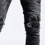 Embellish Jeans GENTRY RIP AND REPAIR Men’s - WASHED BLK - Moesports
