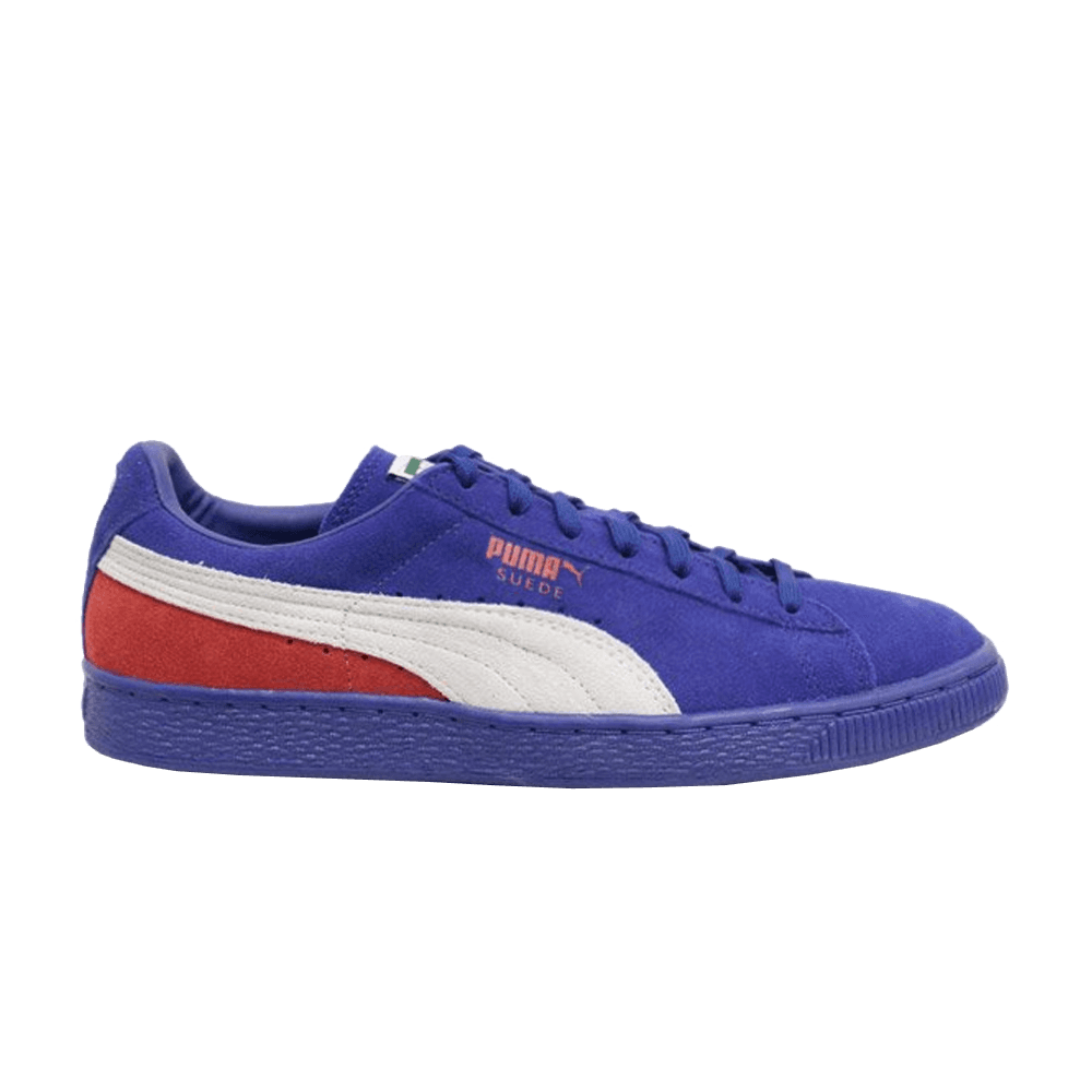 Puma suede 2025 blue red