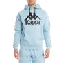 Kappa 222 BANDA HURTADO MAN TOPS Men’s - AZURE-GREYSILVER-BLACK - Moesports