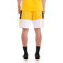 KAPPA MEN's AUTHENTIC BIPLUS YELLOW BLACK WHITE SHORTS - Moesports