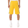 Kappa 222 BANDA CAGWAY SHORTS Men’s -YELLOW DK - VIOLET - WHITE- BLACK