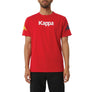 Kappa AUTHENTIC PAROO MAN TEE Men’s -RED - YELLOW DK - BLUE DK - WHITE