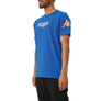 Kappa AUTHENTIC PAROO MAN TEE Men’s -  BLUE LAPIS-GREEN LIME-ORANGE-GREY ASH