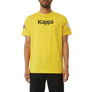 Kappa AUTHENTIC PAROO MAN TEE Men’s -YELLOW DK - VIOLET- WHITE- BLACK