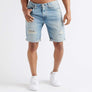 Levis Strauss & Co 511 SLIM DISTRESSED JEANS SHORTS Men’s - DISTRESSED BLUE