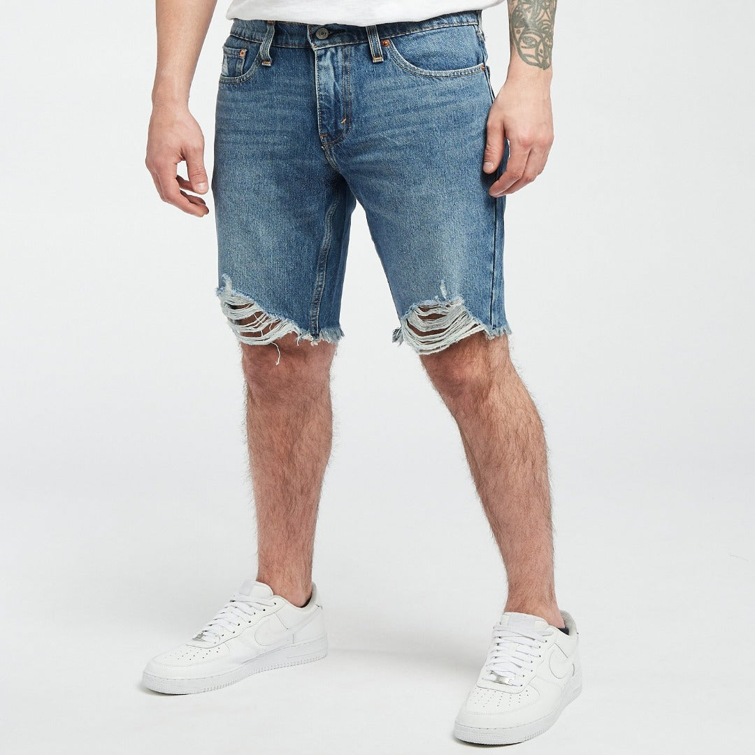 Levis Strauss & Co 511 SLIM DISTRESSED JEANS SHORTS Men’s - Denim
