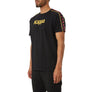 Kappa AUTHENTIC BENDOC MAN TEE Men’s - BLACK- FUCHSIA- BLUE- YELLOW