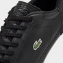LACOSTE POWERCOURT 1121 1 SMA LTH -MENS / BLACK/BLACK