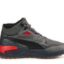 PUMA X-RAY SPEED MID WTR MEN - CASTLEROCK-BLACK -EBONY-RED