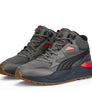 PUMA X-RAY SPEED MID WTR MEN - CASTLEROCK-BLACK -EBONY-RED