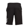PUMA BIG FLEECE LOGO 10 SHORTS - Men’s- BLACK -PUMA WHITE
