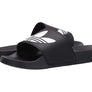 Adidas Original ADILETTE LITE SLIDES Men’s BLACK/WHITE