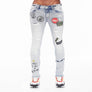 Cult of Individuality  PUNK SUPER SKINNY  JEAN Men’s - GRAFFITI