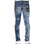 Cult of Individuality PUNK SUPER SKINNY BELTED JEAN Men’s -  ROMAN