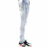 Cult of Individuality PUNK SUPER SKINNY STRETCH JEAN Men’s -SKITTLE