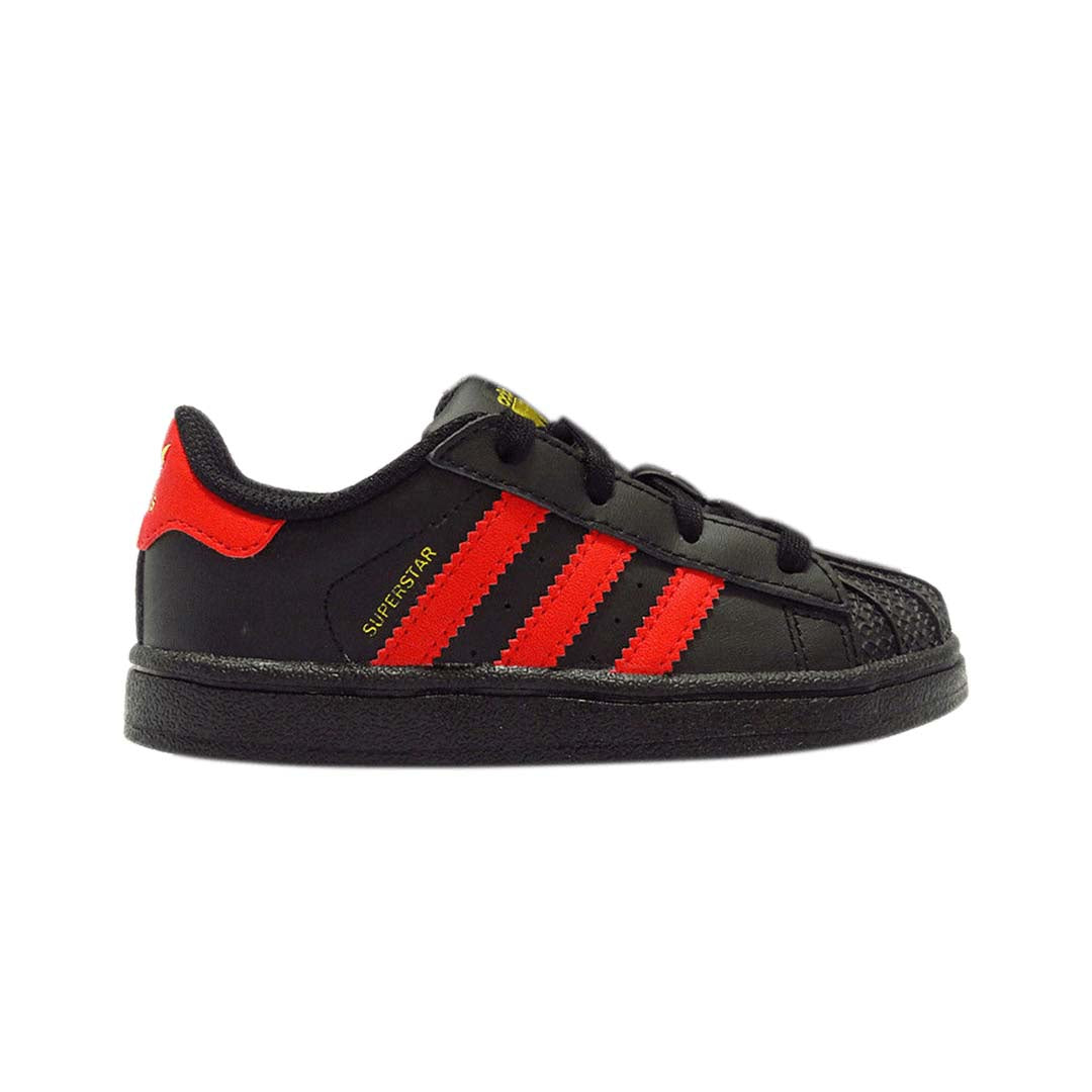 Adidas Original SUPERSTAR Infant's - CBLACK/SCARLE/GOLDMT/NOIESS/ESCAR Moesports Adidas Original SUPERSTAR Infant's - CBLACK/SCARLE/GOLDMT/NOIESS/ESCAR Moesports