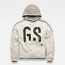 G-Star ORIGINALS 89 LOGO BLOCK HOODY SW / Men’s - WHITEBAIT