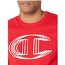 Champion SHIRTS SS HERITAGE BIG C TEE Men’s  TEAM RED