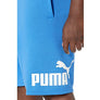 PUMA BIG FLEECE LOGO 10 SHORTS - Men’s- NEBULAS BLUE - PUMA WHITE