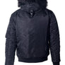 Schott N.Y.C CIVILIANS NYLON FLIGHT SATIN N3B - BLACK - Moesports