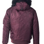 Schott N.Y.C  NYLON FLIGHT SATIN N3B - BURGUNDY - Moesports