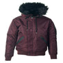 Schott N.Y.C  NYLON FLIGHT SATIN N3B - BURGUNDY - Moesports