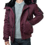 Schott N.Y.C  NYLON FLIGHT SATIN N3B - BURGUNDY - Moesports