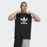 Adidas Original 3-TREFOIL T-SHIRT TEE Men’s - BLACK /MEDIUM GREY