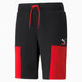 PUMA CLSX SWEATSHORTS TR - Men’s- BLACK - RED